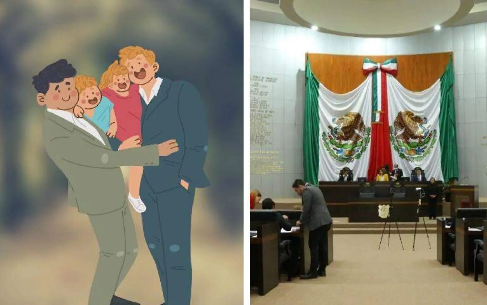 En Tamaulipas proponen legalizar la adopción para parejas homosexuales Pixabay y Congreso del Estado de Tamaulipas